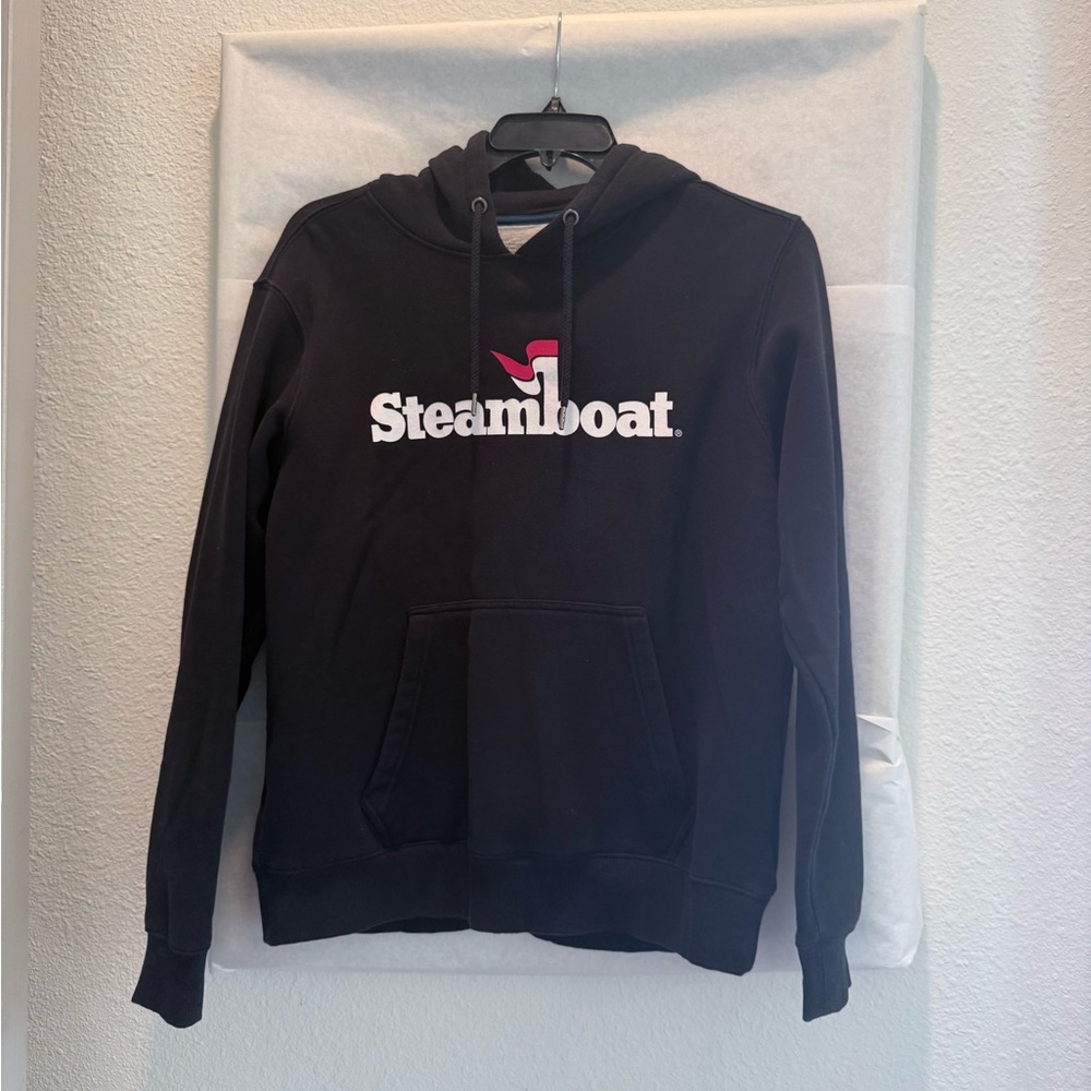 Black Steamboat Hoodie, Men’s Size M